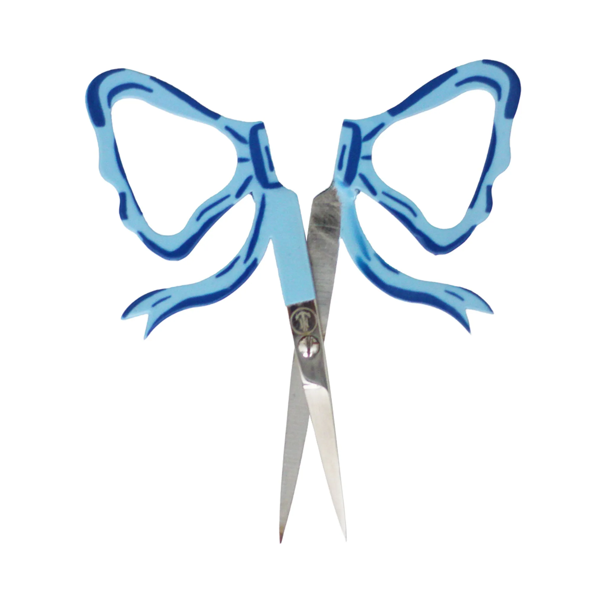 Blue Bow Scissors