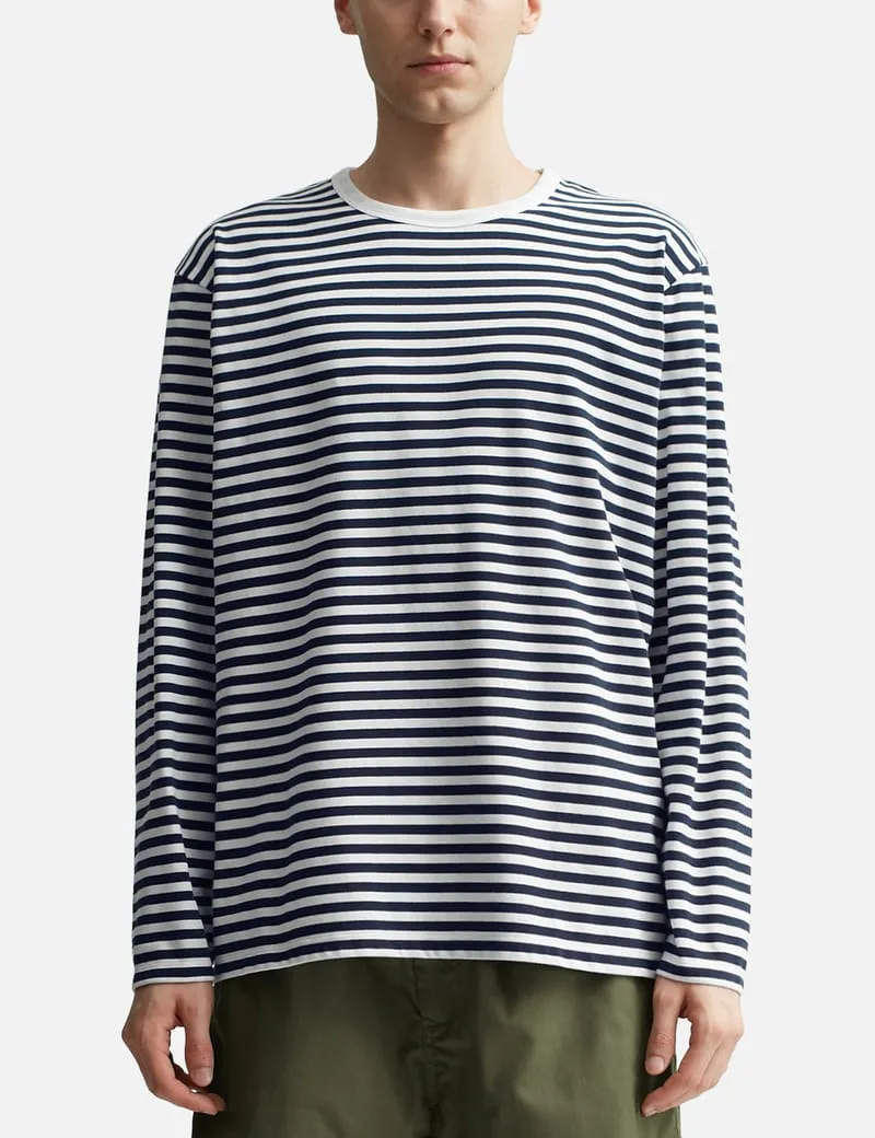 COOLMAX Stripe Jersey Long Sleeve Tee