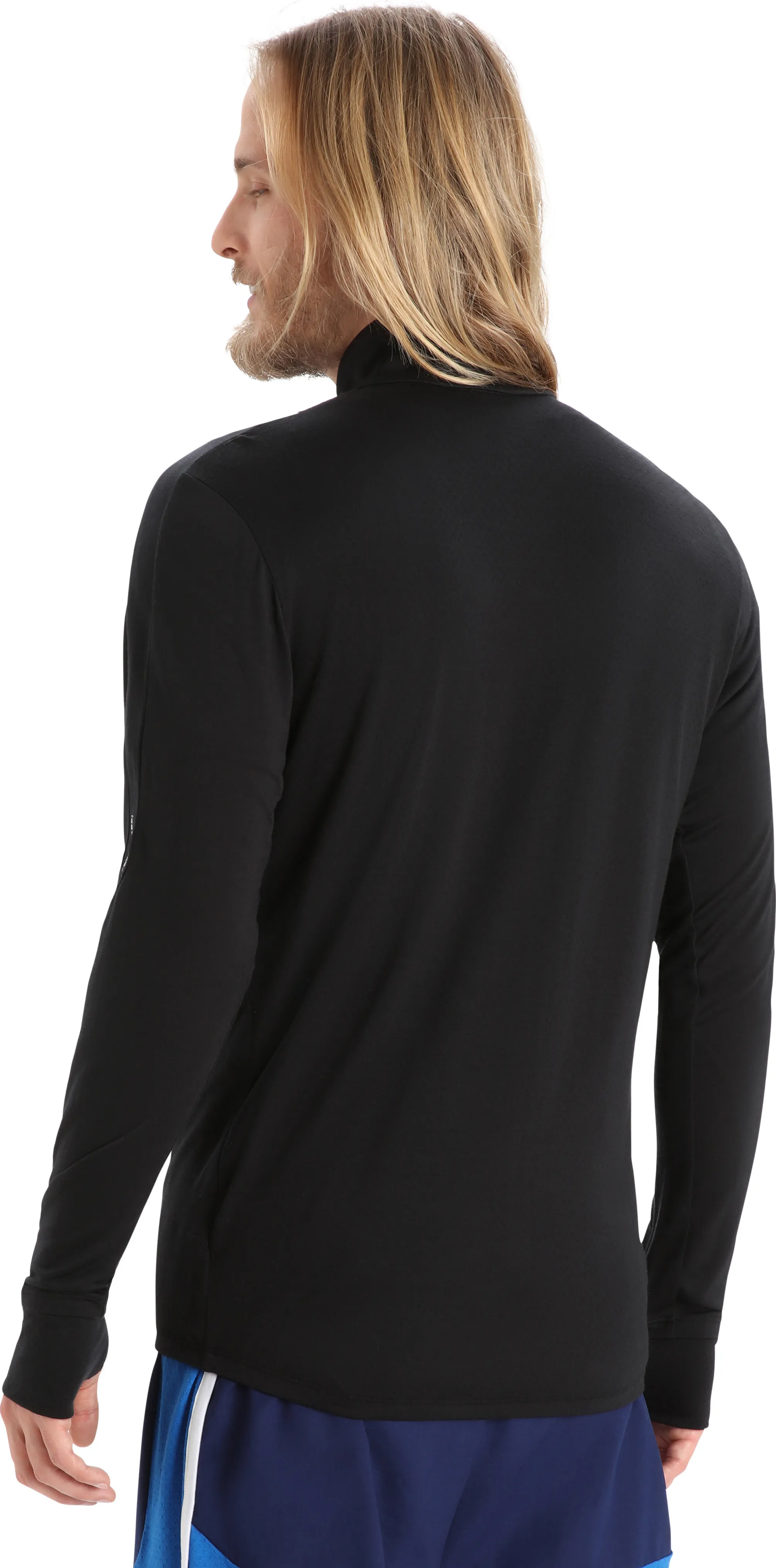 Icebreaker Men&#x27;s Zoneknit Long Sleeve Zip Black | Buy Icebreaker Men&#x27;s Zoneknit Long Sleeve Zip Black here | Outnorth