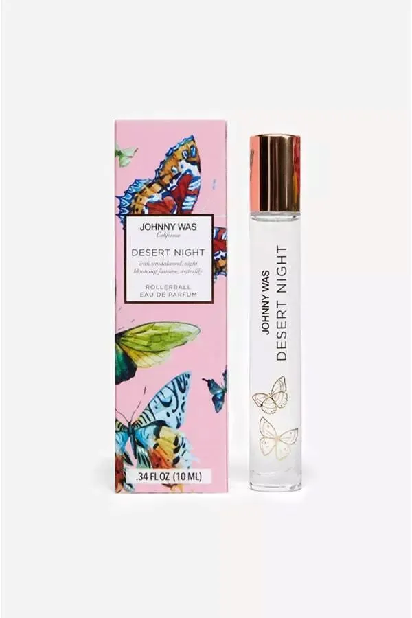 Johnny Was Desert Night 50 ML Fragrance Perfume Bottle Scent Pink Butterfly NEW