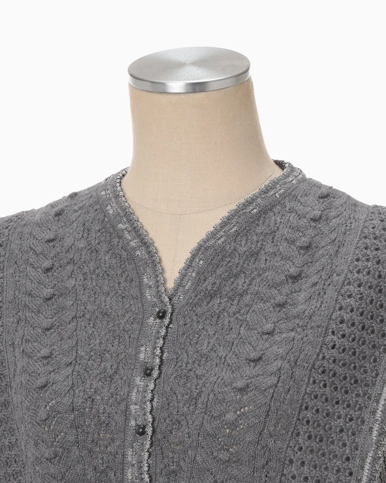 Openwork Pattern Knit Dress