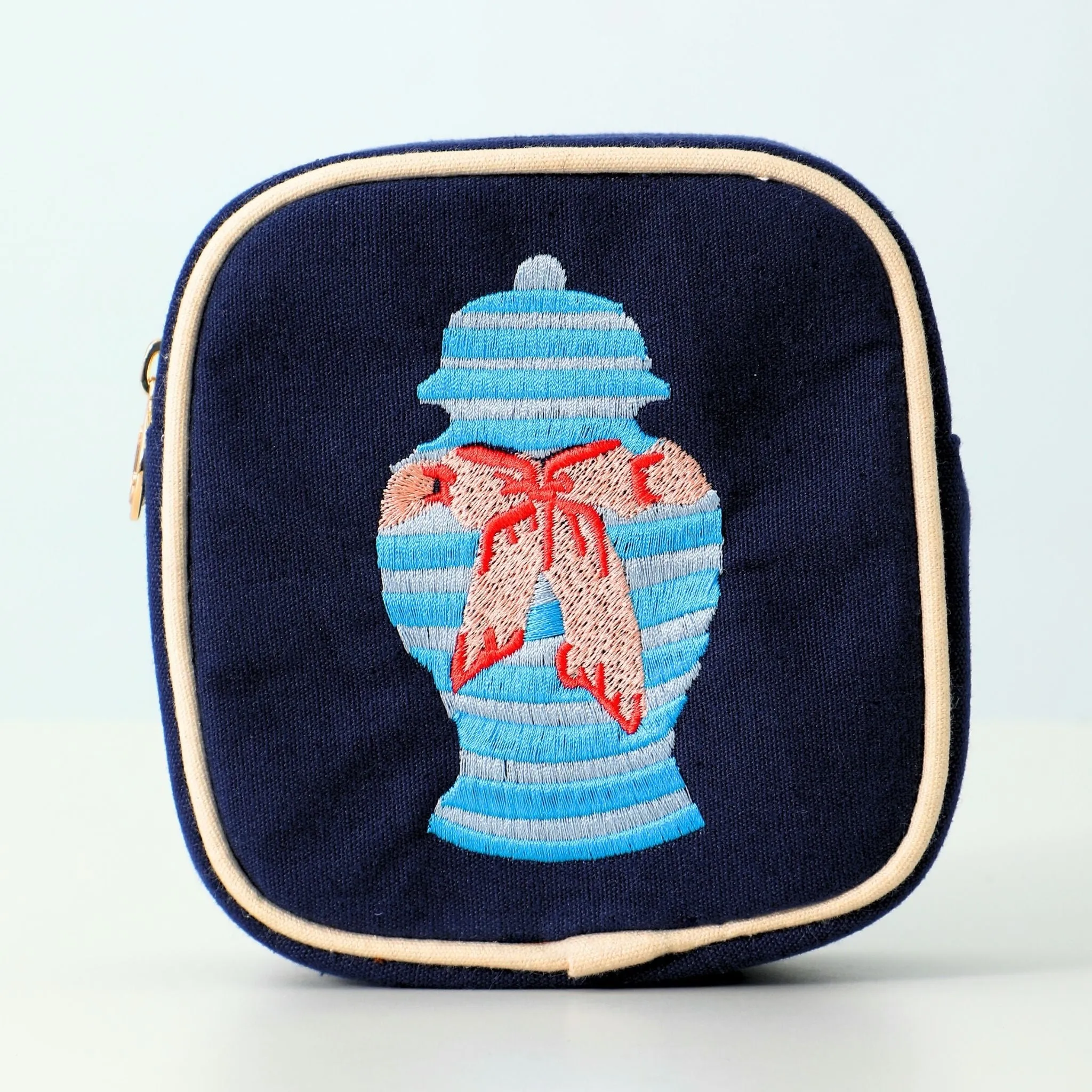 Preppy Jar Embroidered Bag