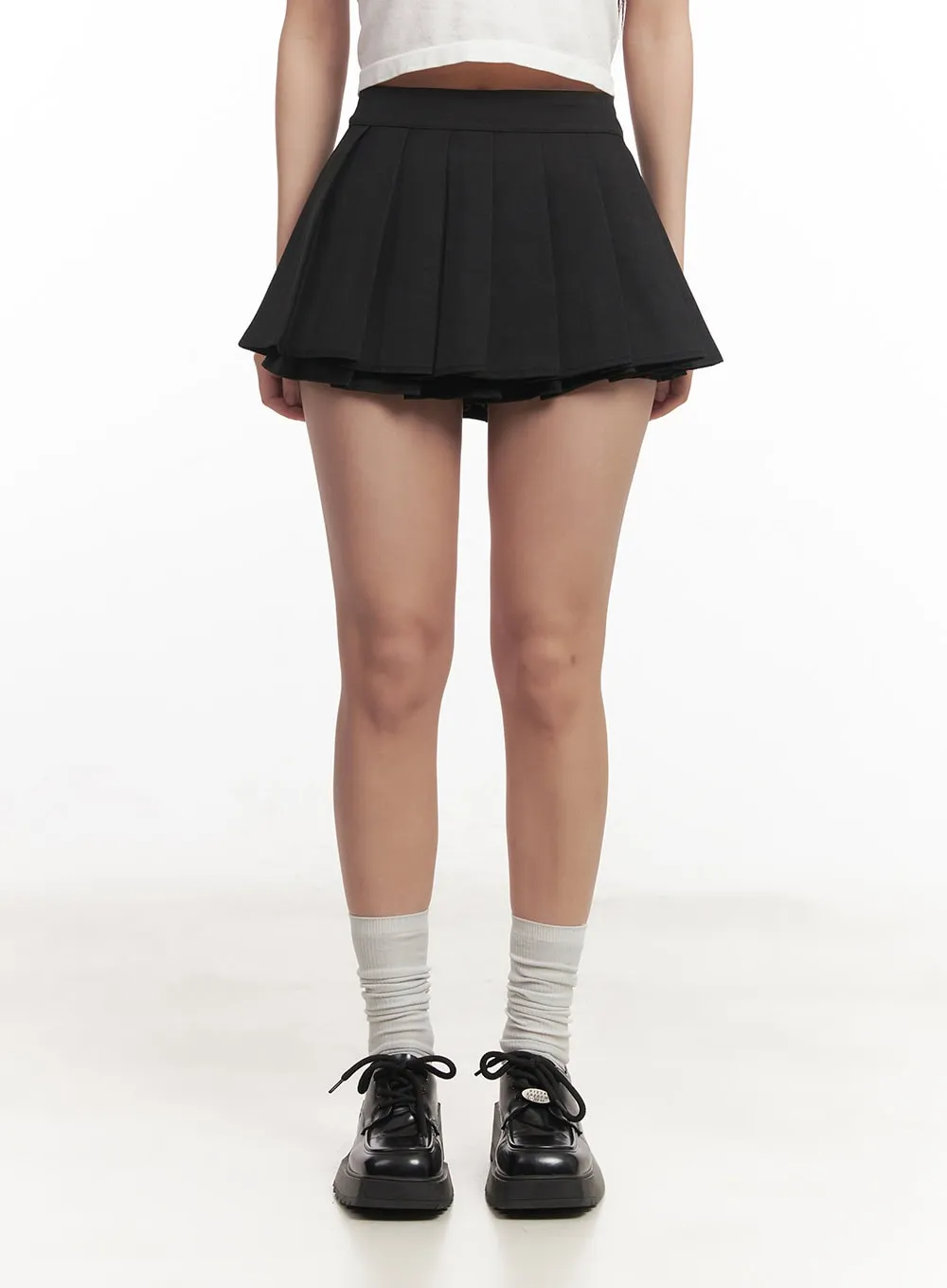 Preppy Pleated Mini Skort CM531
