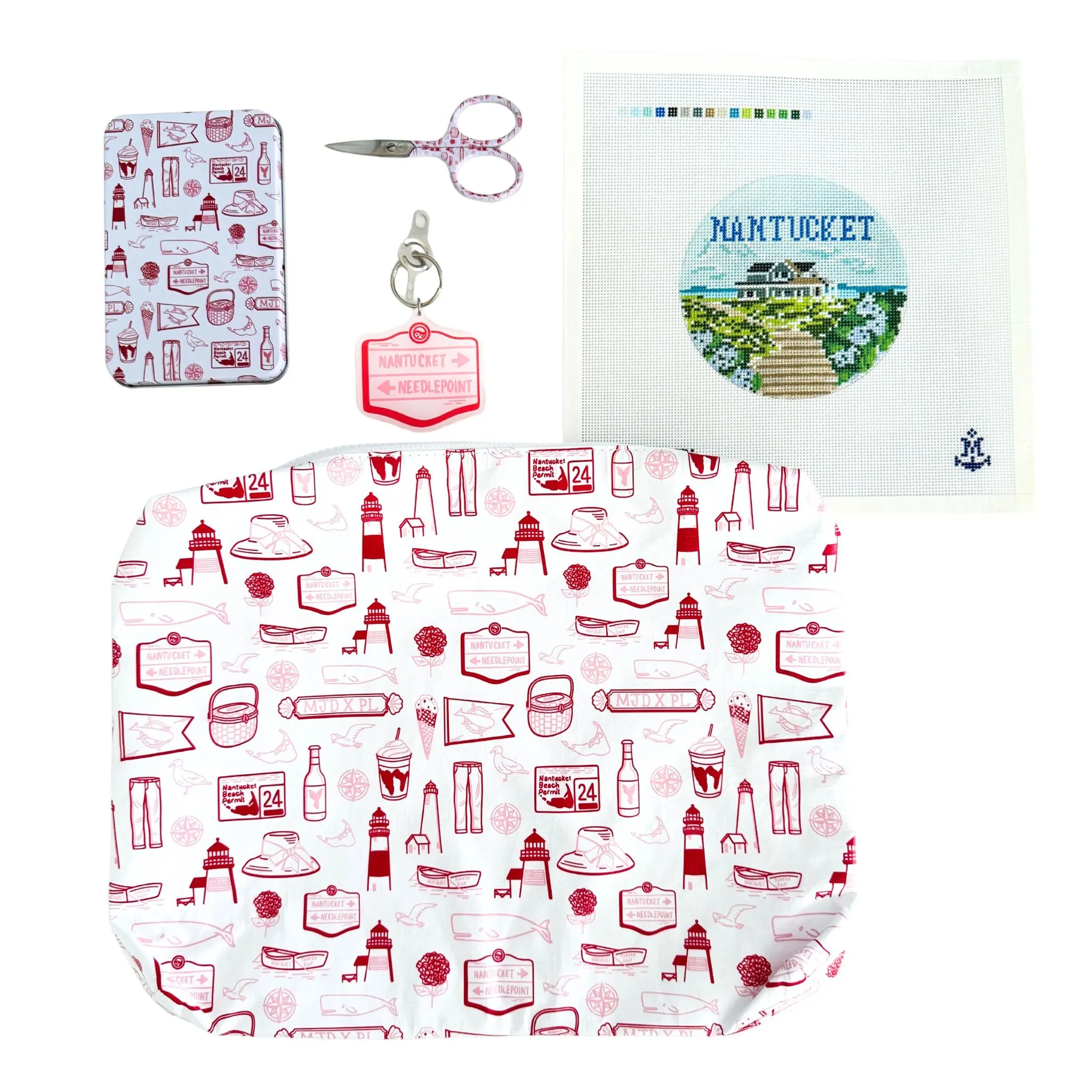 The Nantucket Needlepoint Set
